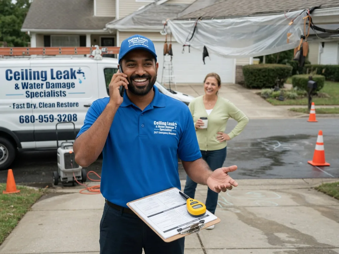 Ceiling Leak Cleanup Mountain Home, UT FAQs